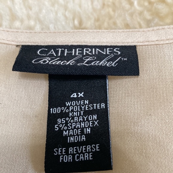 2 piece set Sheer sequins top and tank size 4x - Picture 3 of 10